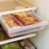 multi purpose wide sliding drawer organizer refrigerator 